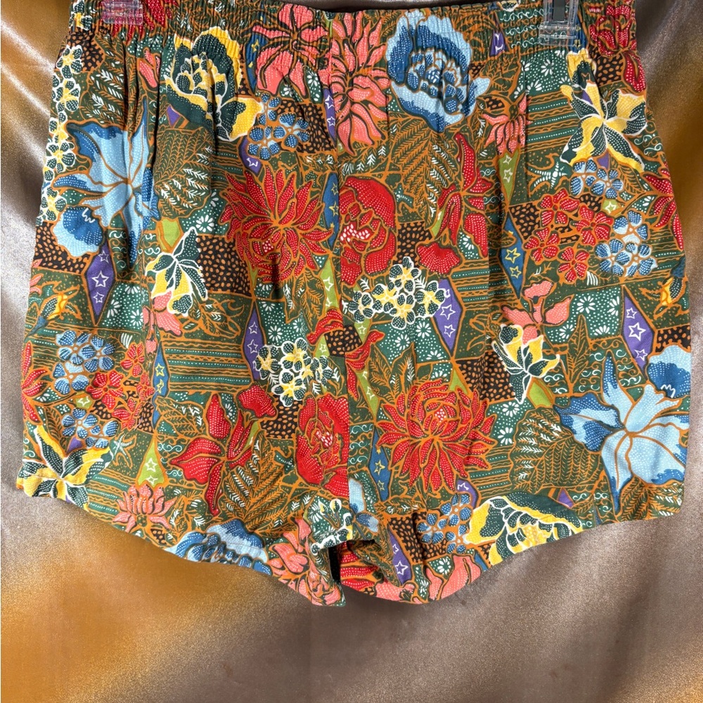 Vintage Floral High Waist men’s‎ bespoke swimming Shorts 32” waist Kk